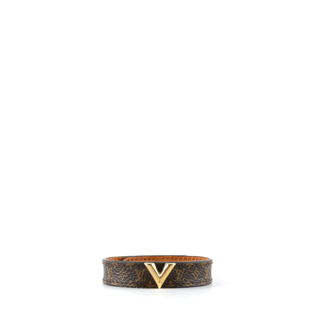 LOUIS VUITTON - Pre-owned Essential V bracelet in monogram canvas