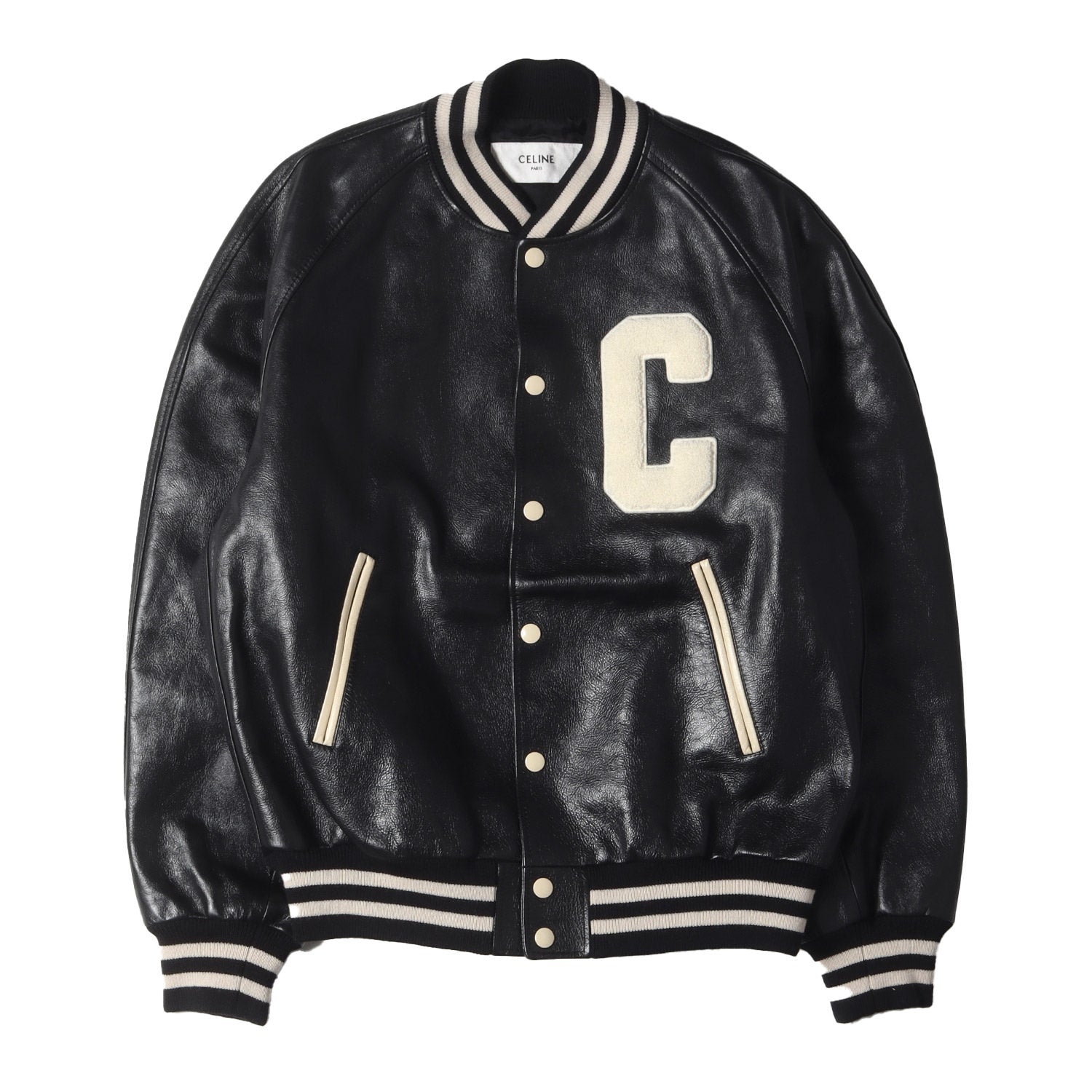 セリーヌ 22SS トリオンフ ロゴ スタジャン カザックジャケット 34