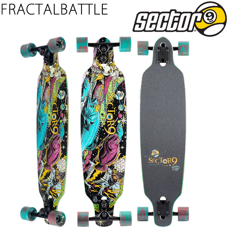 SECTOR9/セクターナイン FRACTAL BATTLE 36inc サーフスケート ロング