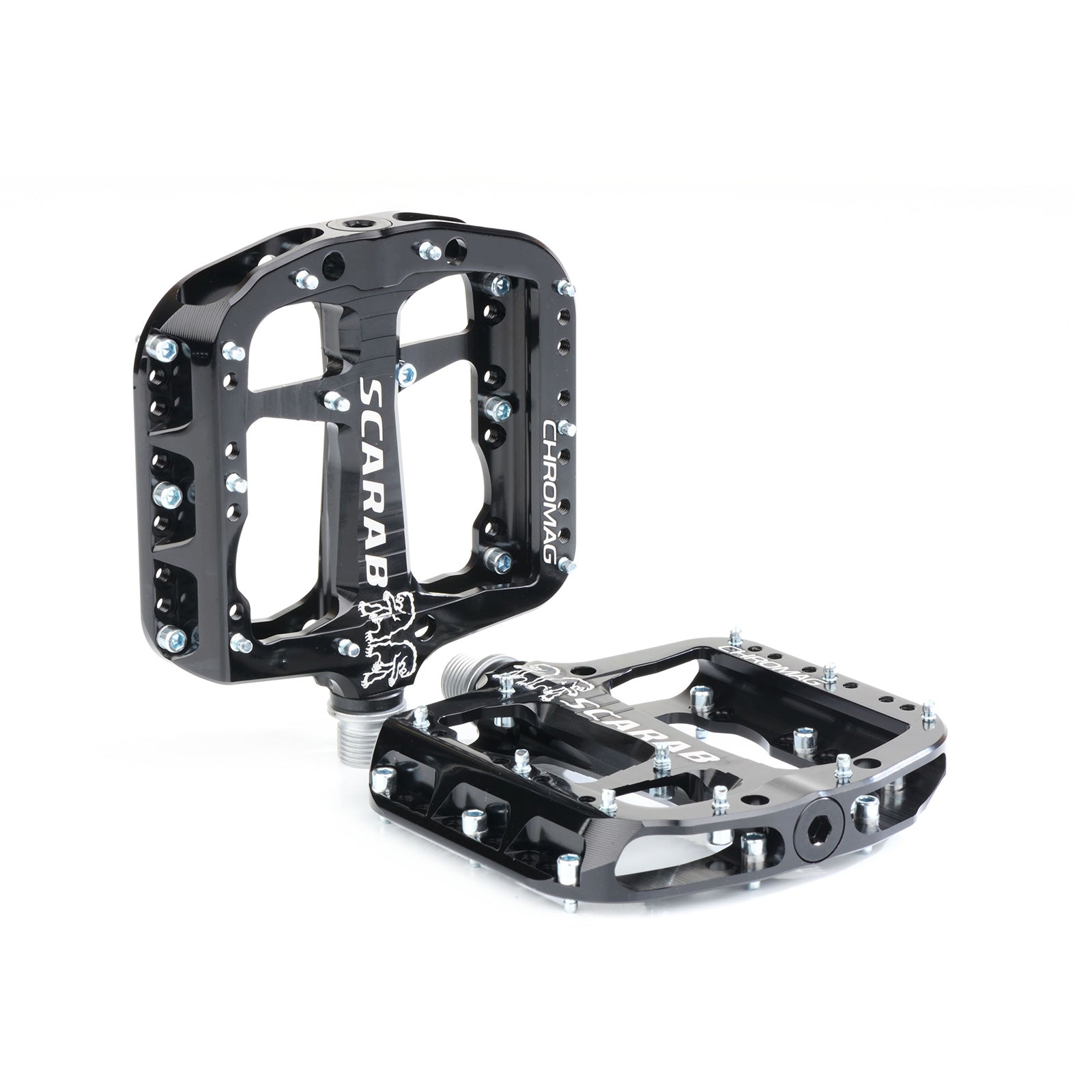 Scarab: Enduro & Trail MTB Flat Pedals with Customizable Pin