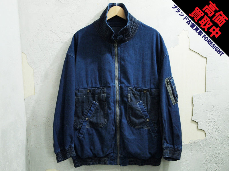 TENDERLOIN 'DENIM MA-1'デニム ジャケット インディゴ INDIGO M