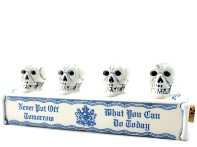 Neighborhood インセンスチャンバースカル4連お香立て