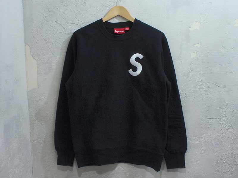 Supreme 'S Logo Crewneck'スウェット Sロゴ シュプリーム M 黒