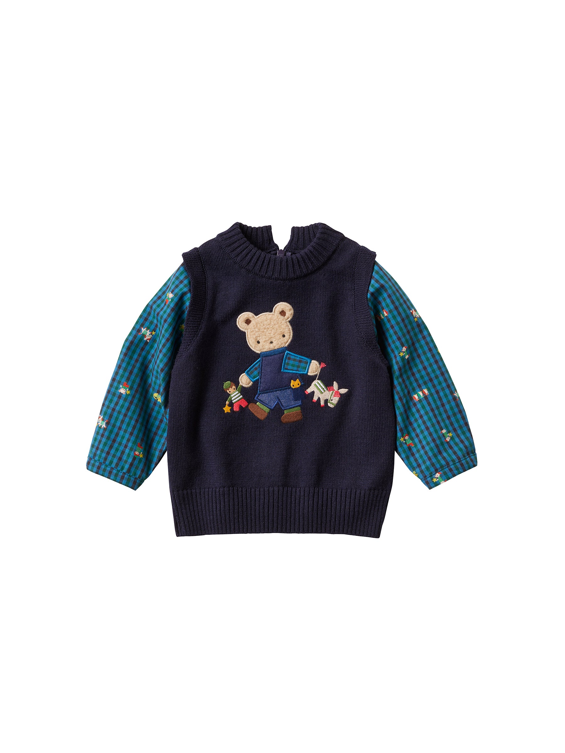 ファミリアアンサンブル120 ファミリア ネイビー アンサンブル 120