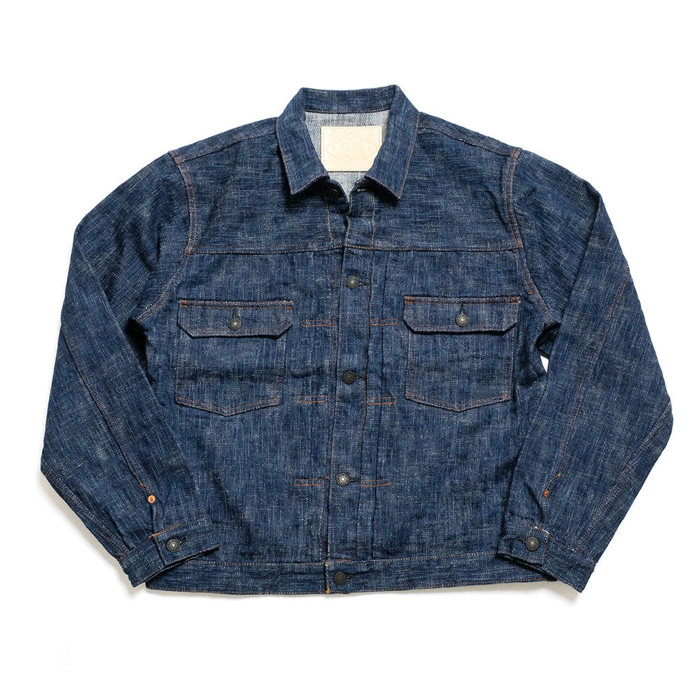 STUDIO D'ARTISAN - TWIN-INDIGO DENIM JACKET - D4603 – HINOYA