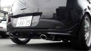 オートクラフト京都 デミオ（DE）用 ユーロスポーツマフラー - YouTube