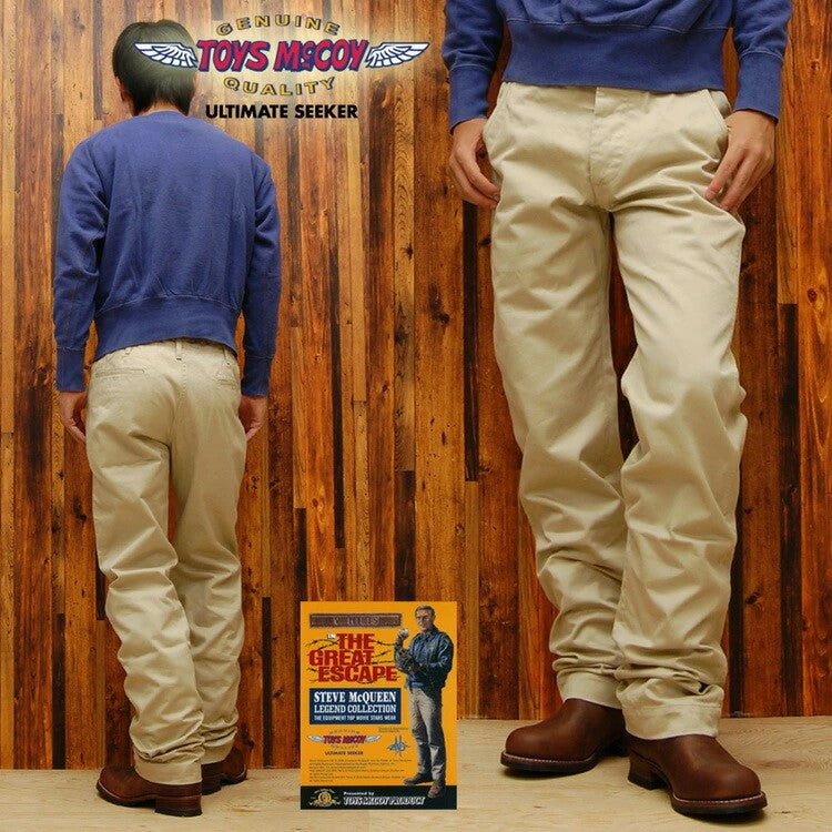 TMP2504 / TOYS McCOY V. HILTS ( STEVE McQUEEN) TROUSERS – Klaxon