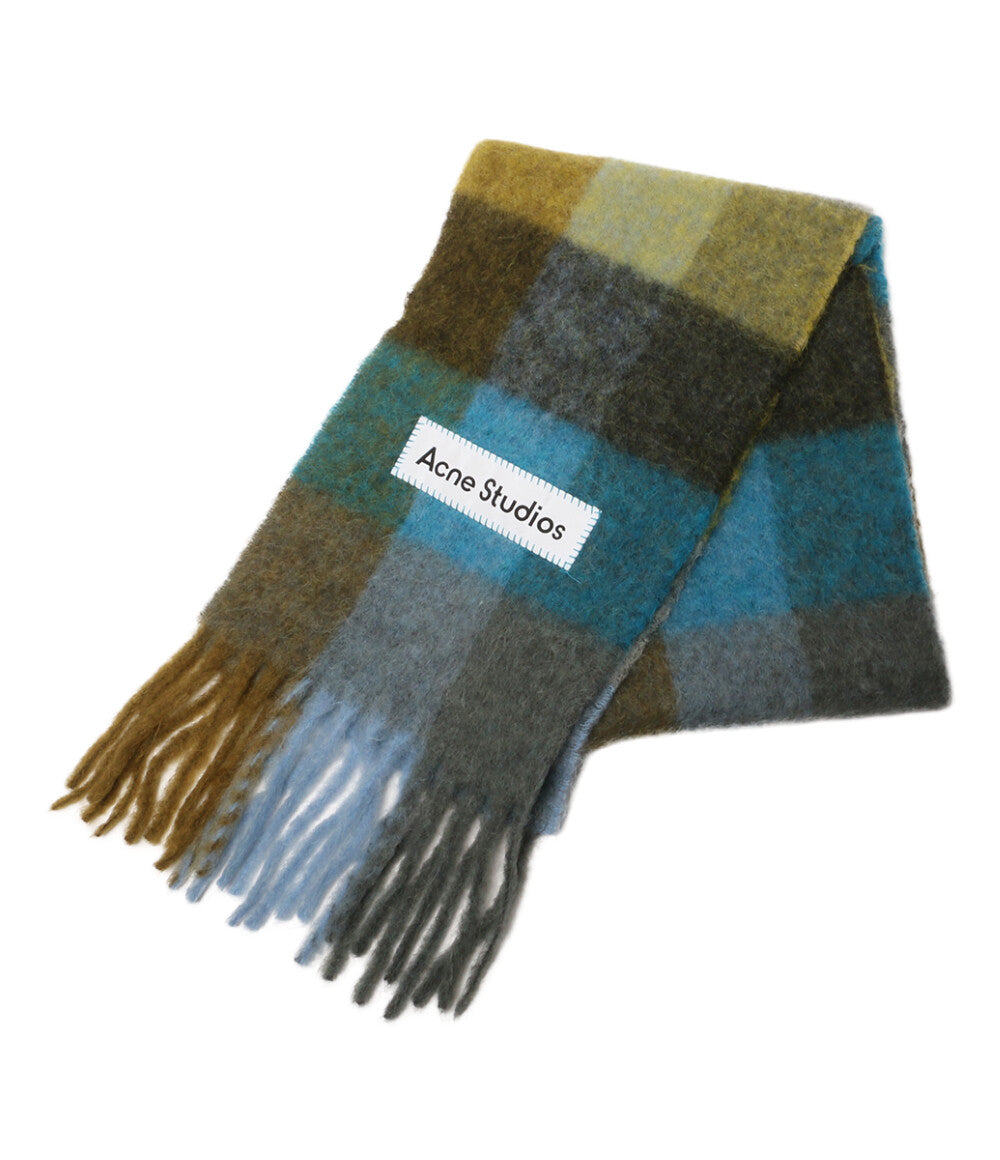 アクネストゥディオズ 美品 マフラー マルチカラー チェック CA0084