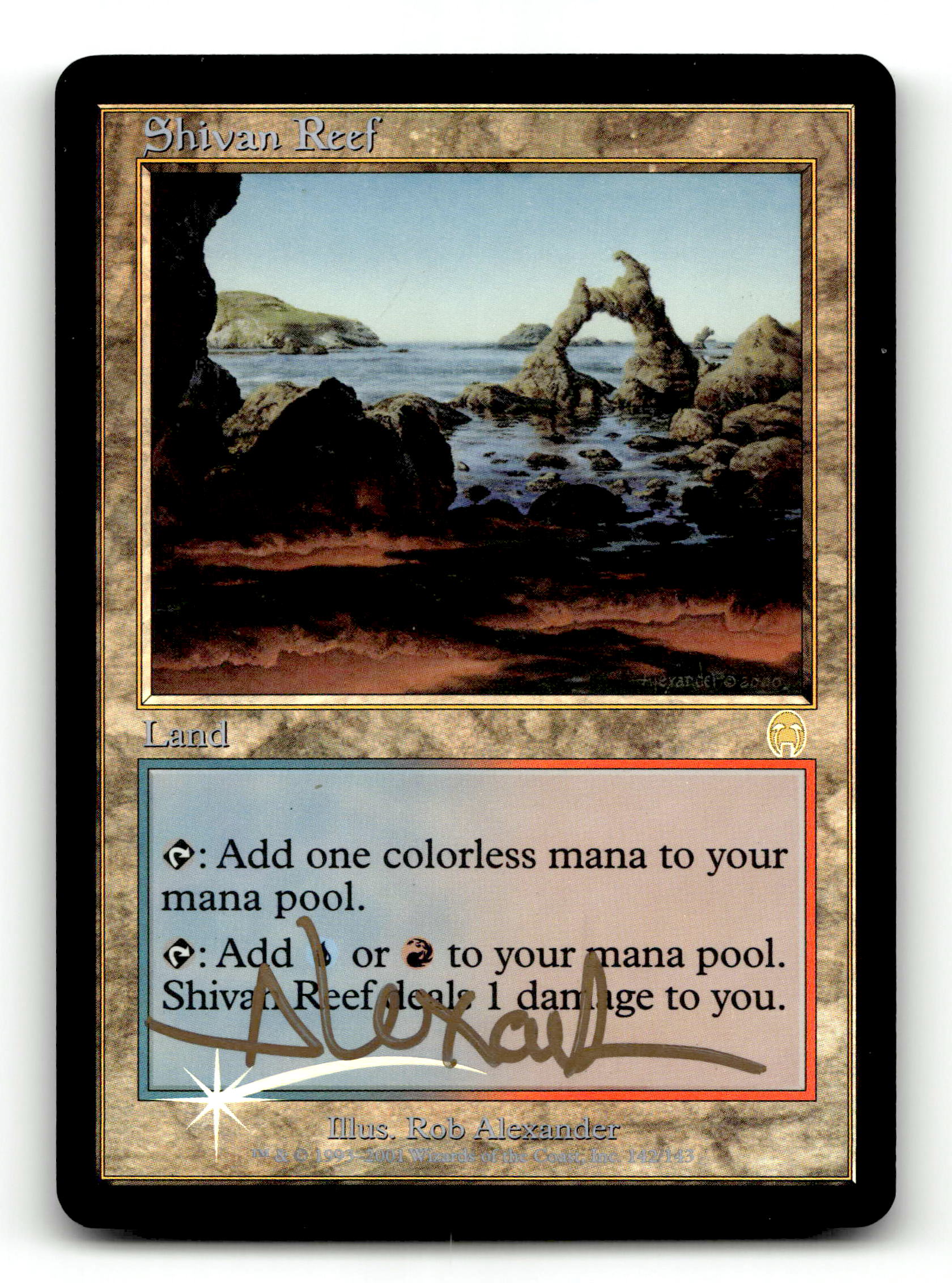 MTG シヴの浅瀬⁄Shivan Reef APC 英語foil