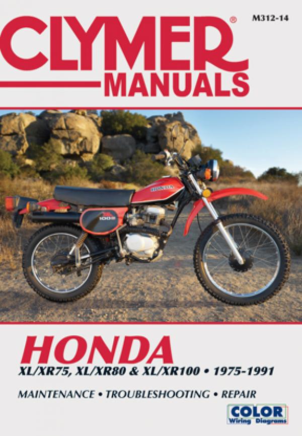 Honda XL/XR75, XL/XR80 & XL/XR100 Series Motorcycle (1975-1991
