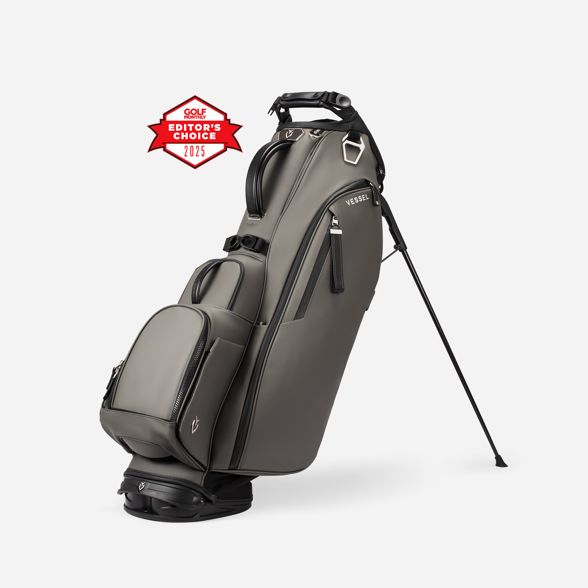 Player V Golf Stand Bag | Premium Golf Bag - Grey