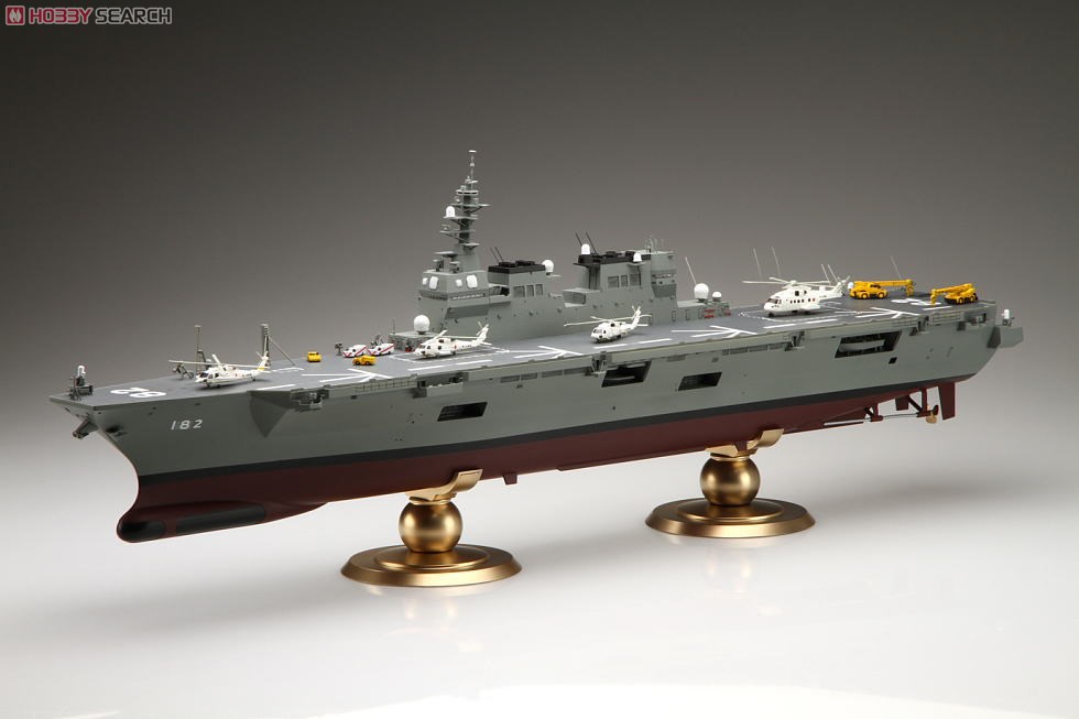 フジミ 1/350 DDH-182 ヘリコプター護衛艦いせ レビュー | 模型の花道