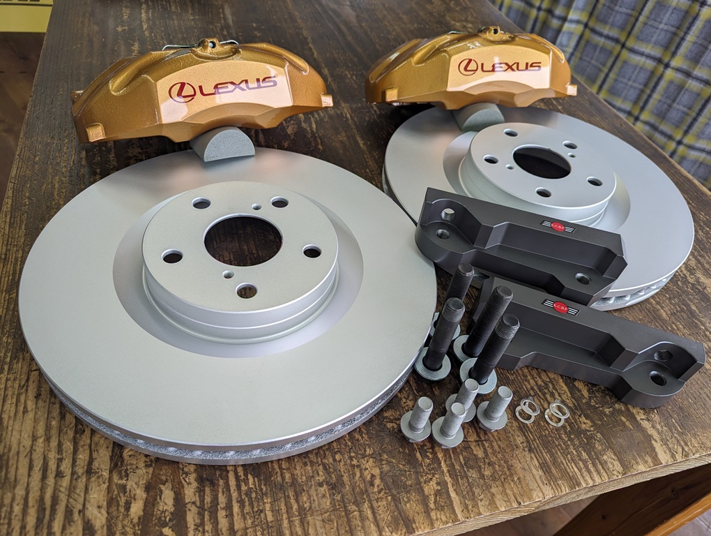 JZX100用オーダーメイドブレーキKIT発送・ランエボブレンボキャリパー