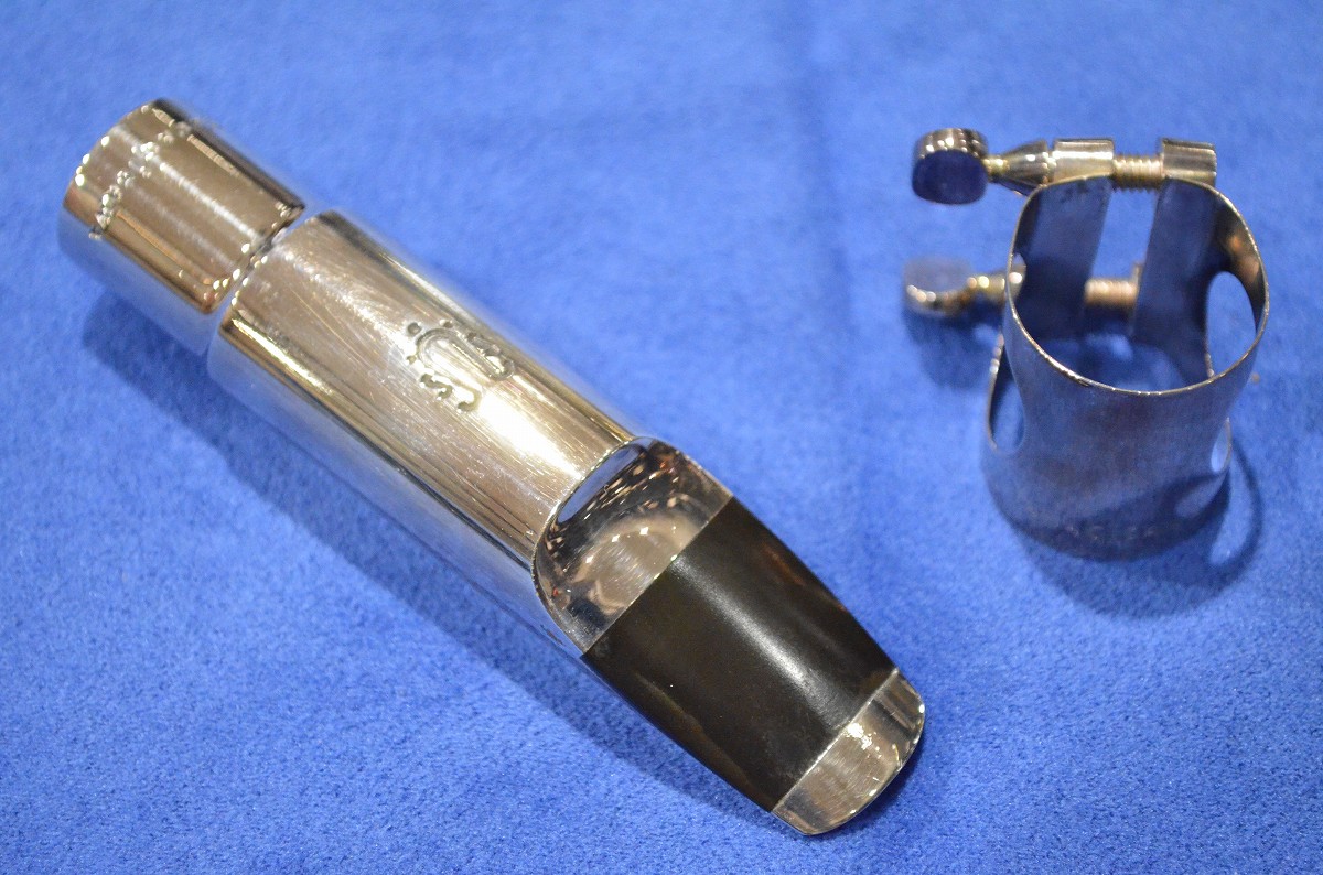 ヤナギサワ バリトンサックス用 メタルマウスピース 6番 【中古