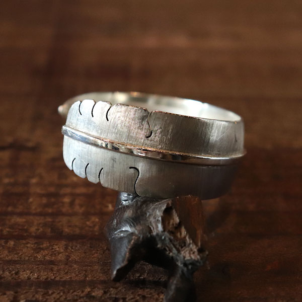 がちょんマイケルカーク フェザー スターリングシルバーバングル 楽天