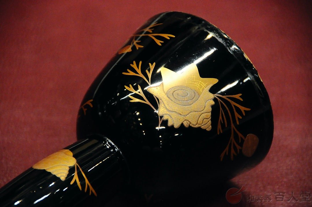 小鼓古胴 貝紋様蒔絵