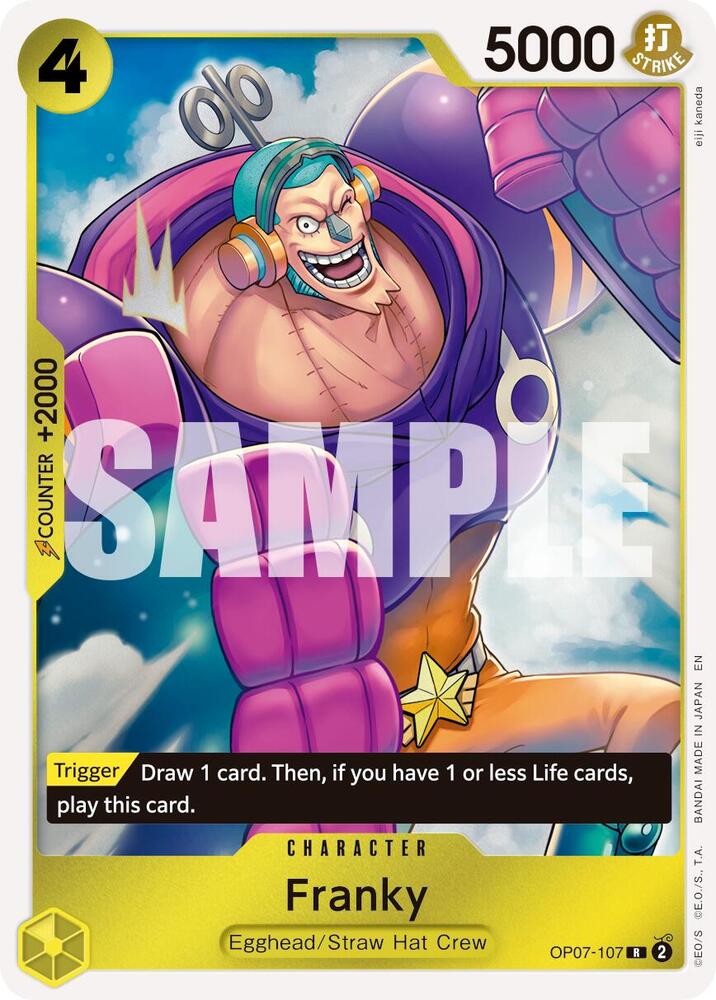 Franky - OP07-107 (Reprint) - Premium Booster -The Best- Vol. 2