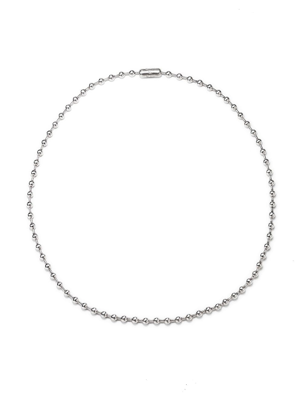 Ball Chain Necklace Silver -L- regular - sspj.0025