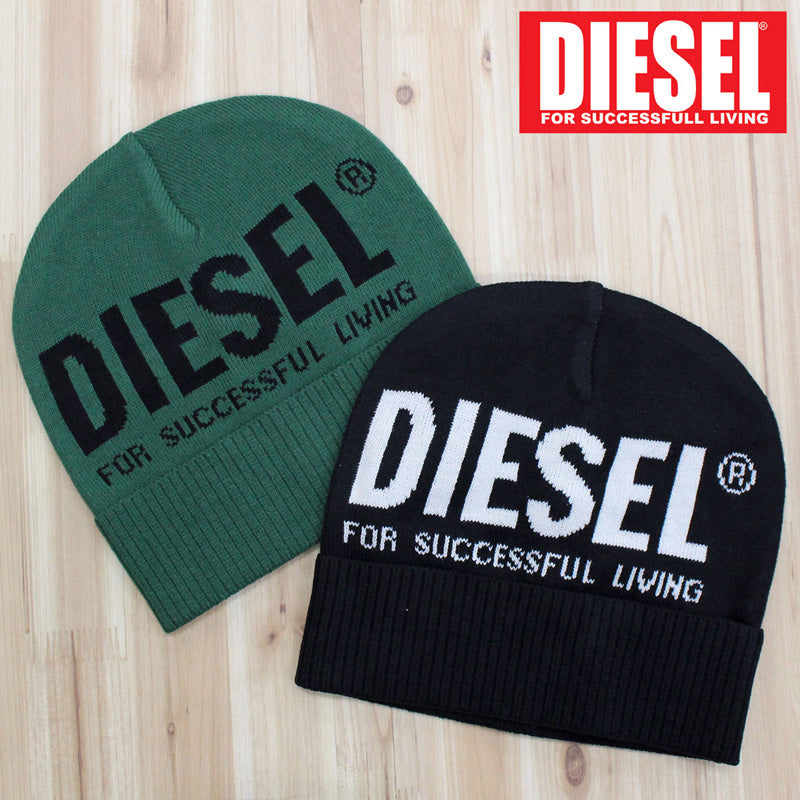 DIESEL ディーゼル ニット帽 帽子 ニットキャップ ビーニー – TopIsm