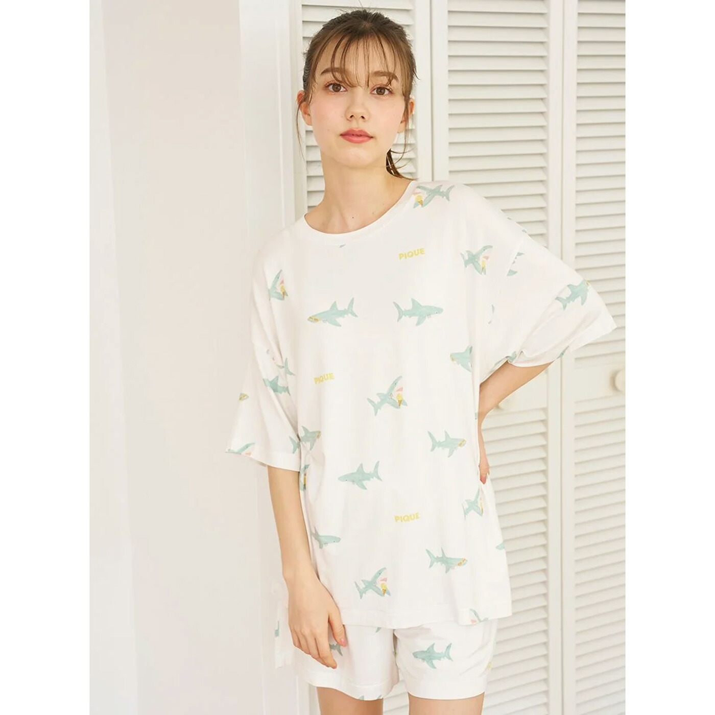 楽天市場】SALE40%OFF ジェラートピケ gelato pique 接触冷感 SHARK柄