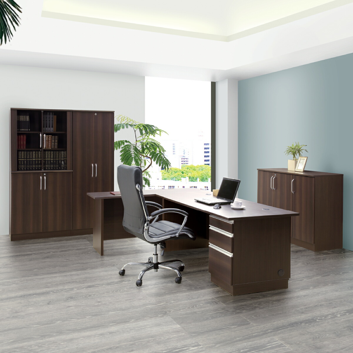 楽天市場】エクティー 国産役員用片袖デスク W1600 D750 H714 大川家具