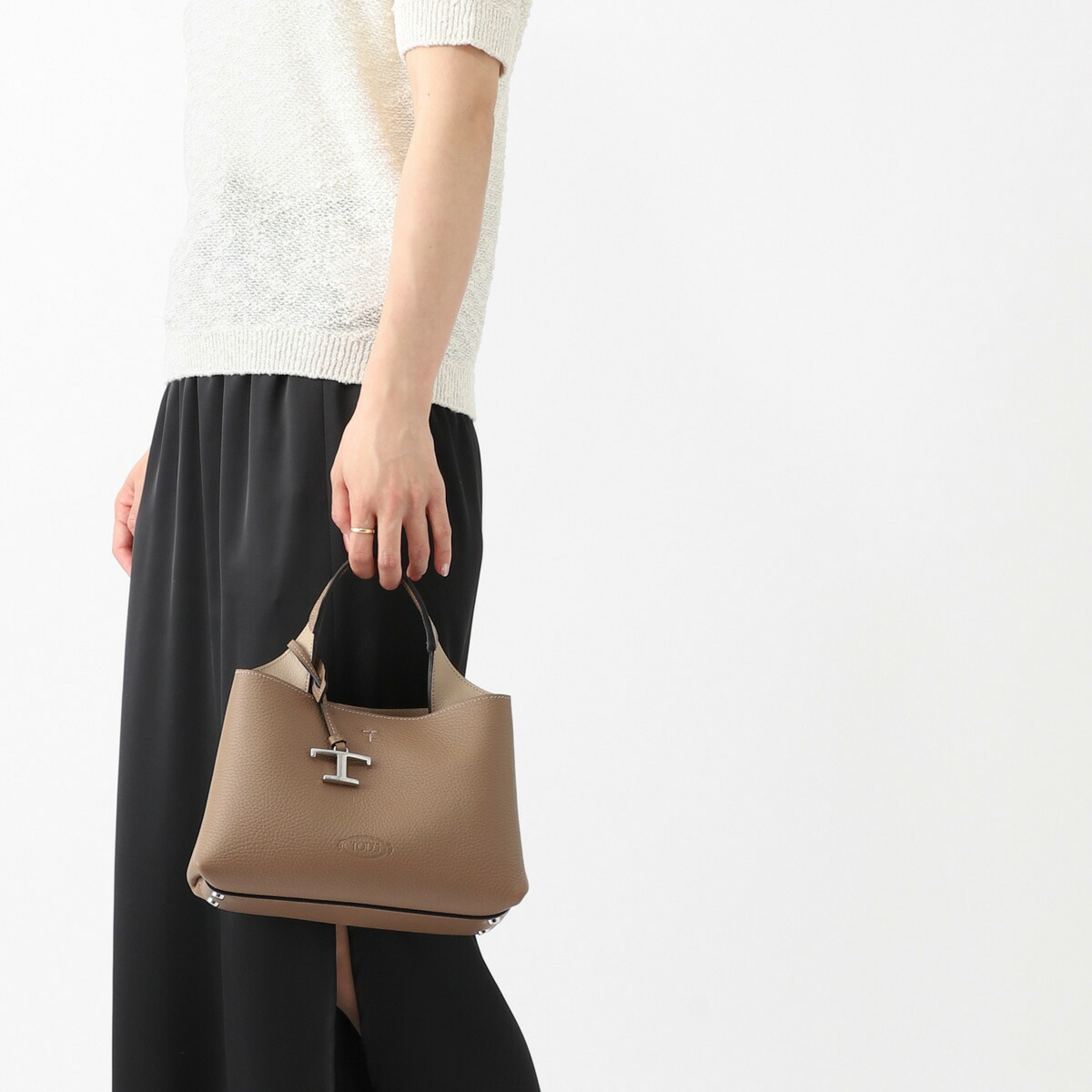 楽天市場】トッズ TODS ハンドバッグ 2WAY ショルダーバッグ ブラウン