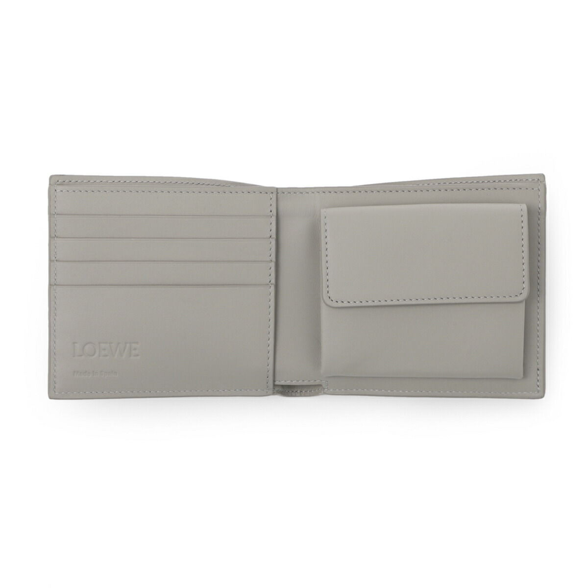 楽天市場】ロエベ LOEWE 2つ折り財布 小銭入れ付き グレー メンズ
