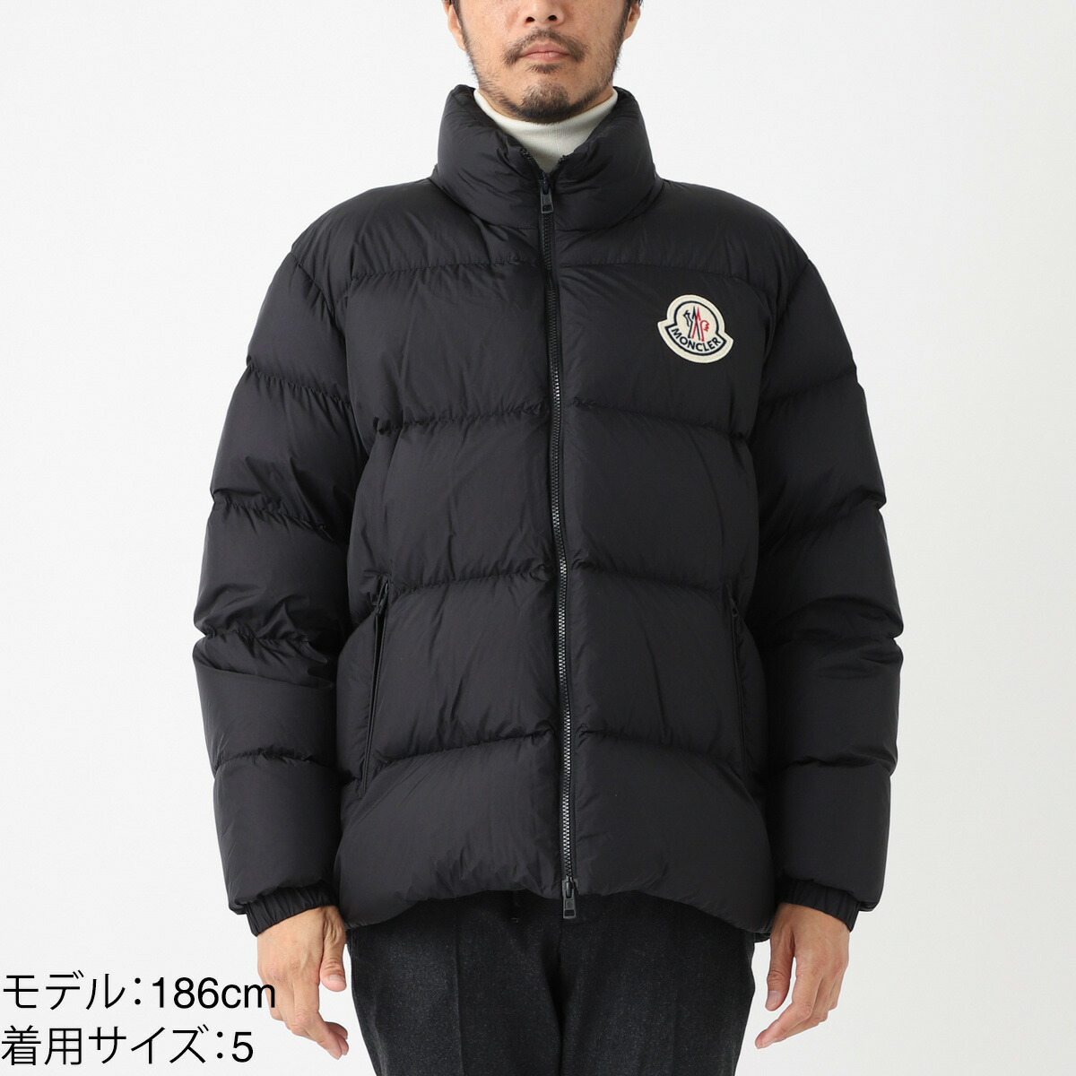 楽天市場】モンクレール MONCLER ダウンジャケット ブラック メンズ
