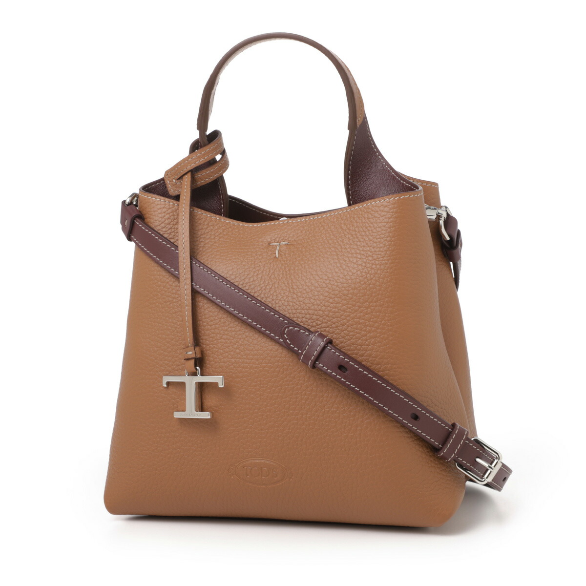 楽天市場】トッズ TODS ハンドバッグ 2WAY ショルダーバッグ ブラウン