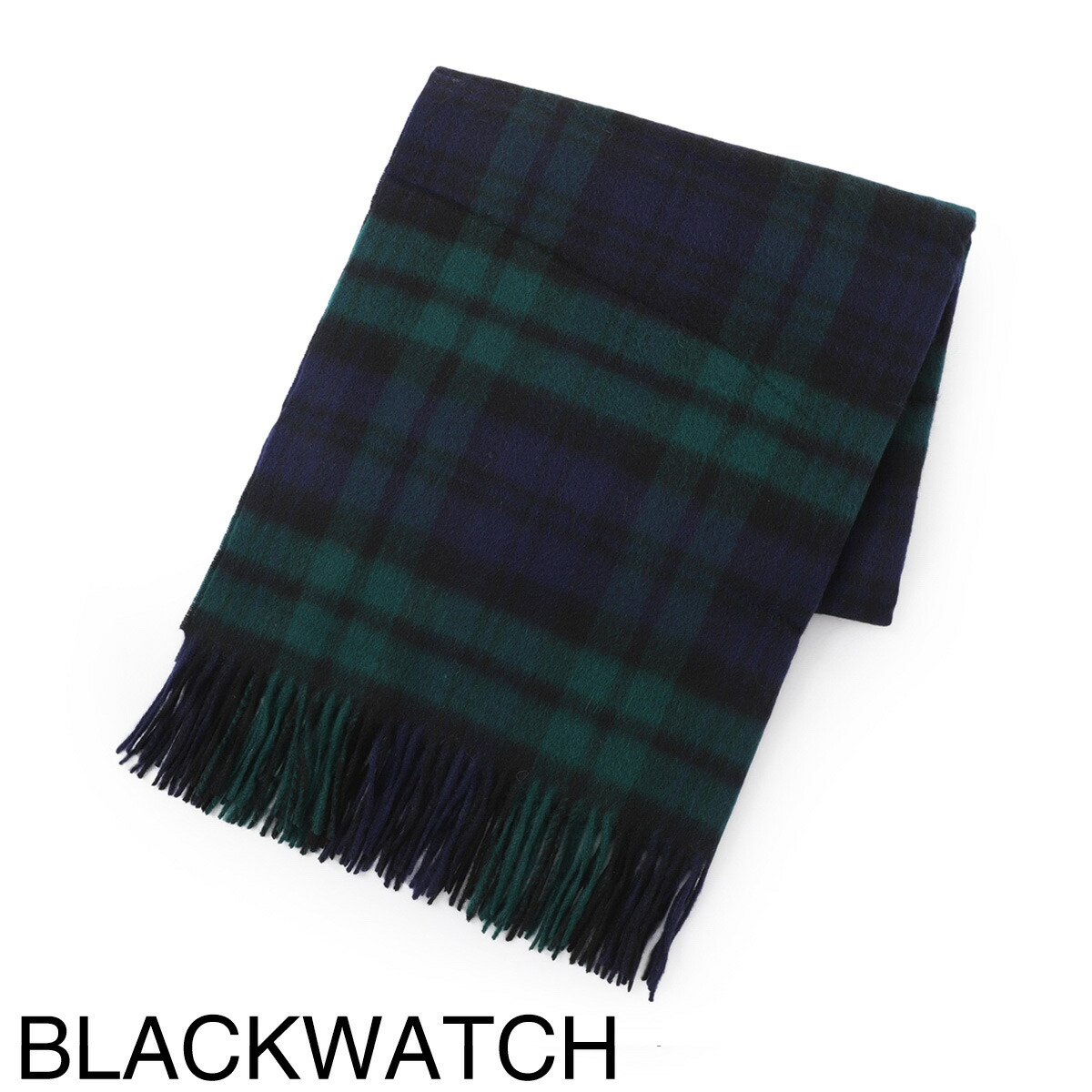 Glen Prince カシミヤ100% ストール ブラックウォッチ マフラー 楽天