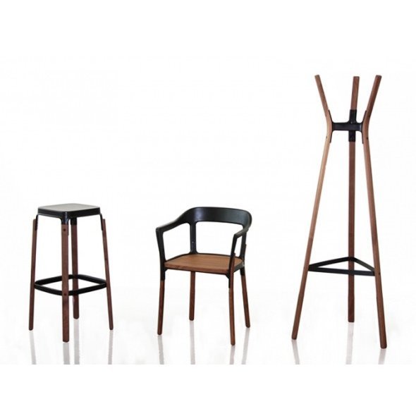 楽天市場】マジス カウンターチェア STEELWOOD STOOL スティールウッド