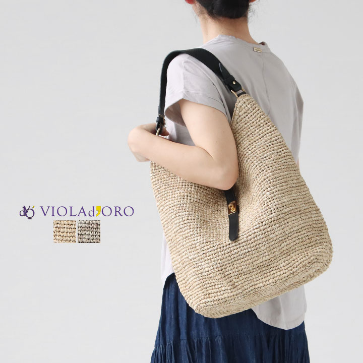 楽天市場】VIOLAd'ORO(ヴィオラドーロ) SANDRO ラフィア ワン