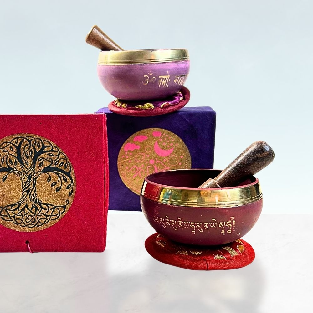 第 5 チャクラ 音階G 19㎝ハンドメイドシンギングボウル 【4特典付】
