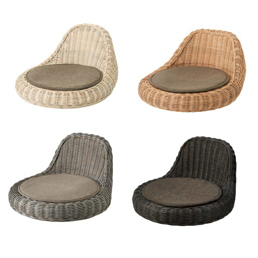 楽天市場】座椅子 ラタン フロアチェア 座椅子 イス 天然素材 おしゃれ