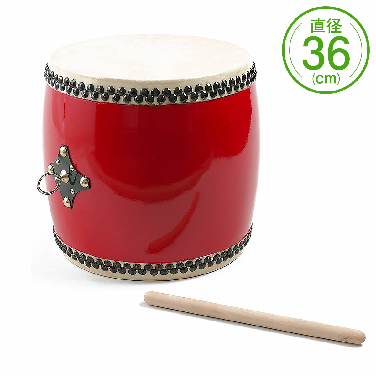 楽天市場】エイサー用太鼓（直径36cm）【送料無料】【水牛皮,沖縄,琉球
