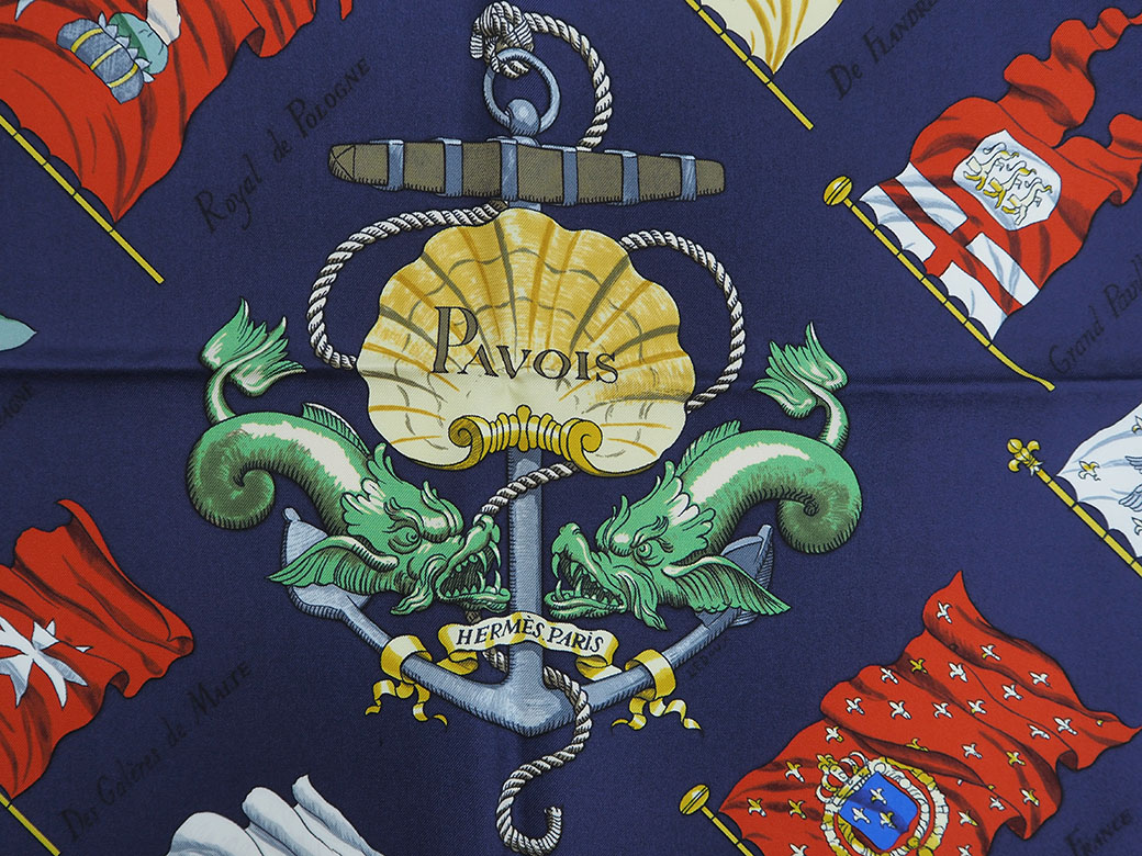 楽天市場】エルメス HERMES スカーフ カレ 90 カレ90 中古 PAVOIS