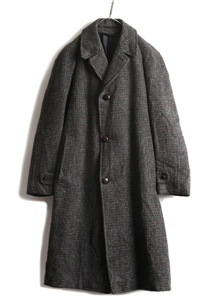 楽天市場】70s USA製 ビンテージ □ ハリスツイード チェスター コート