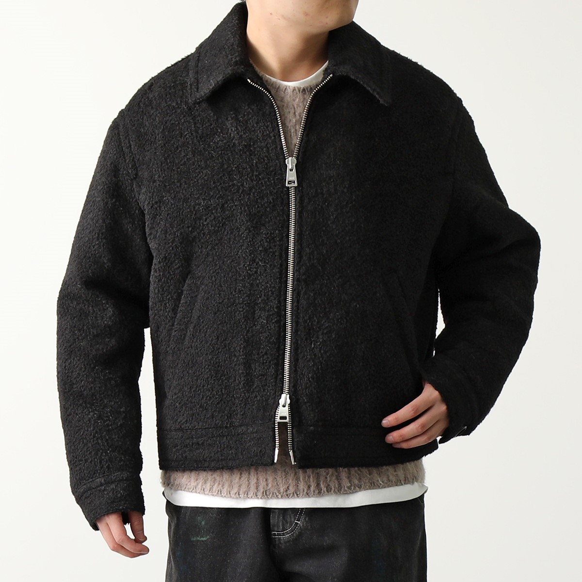 楽天市場】ami paris アミパリス ジャケット BOXY FIT ZIPPED JACKET