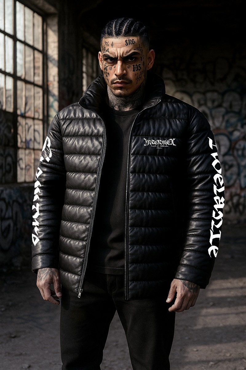 楽天市場】レザー調 中綿ジャケット メンズファッション オラオラ系