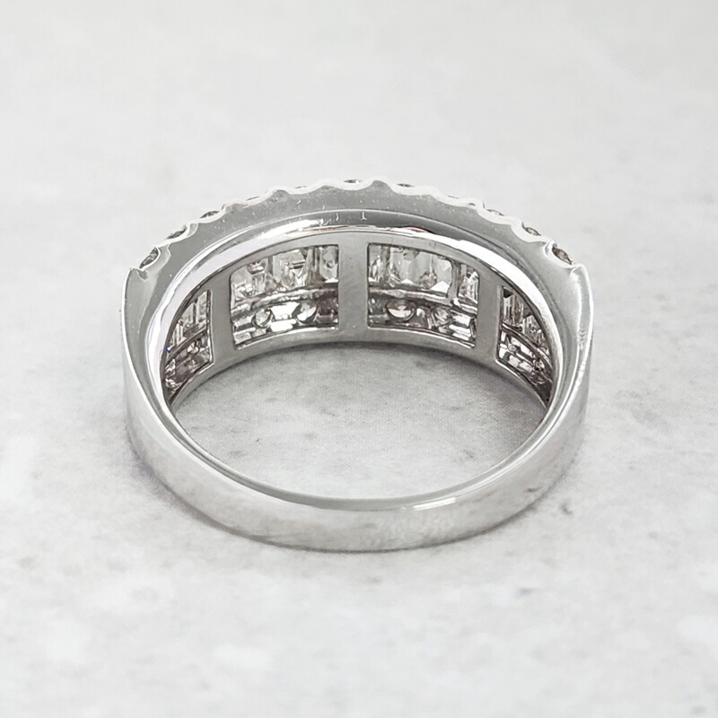 楽天市場】ダイヤモンド 2ct リング 13号 PT900 プラチナ 指輪 ハーフ