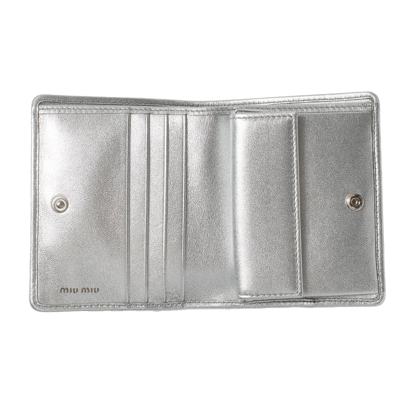 楽天市場】MIU MIU ミュウミュウ 財布 マテラッセレザー 二つ折り