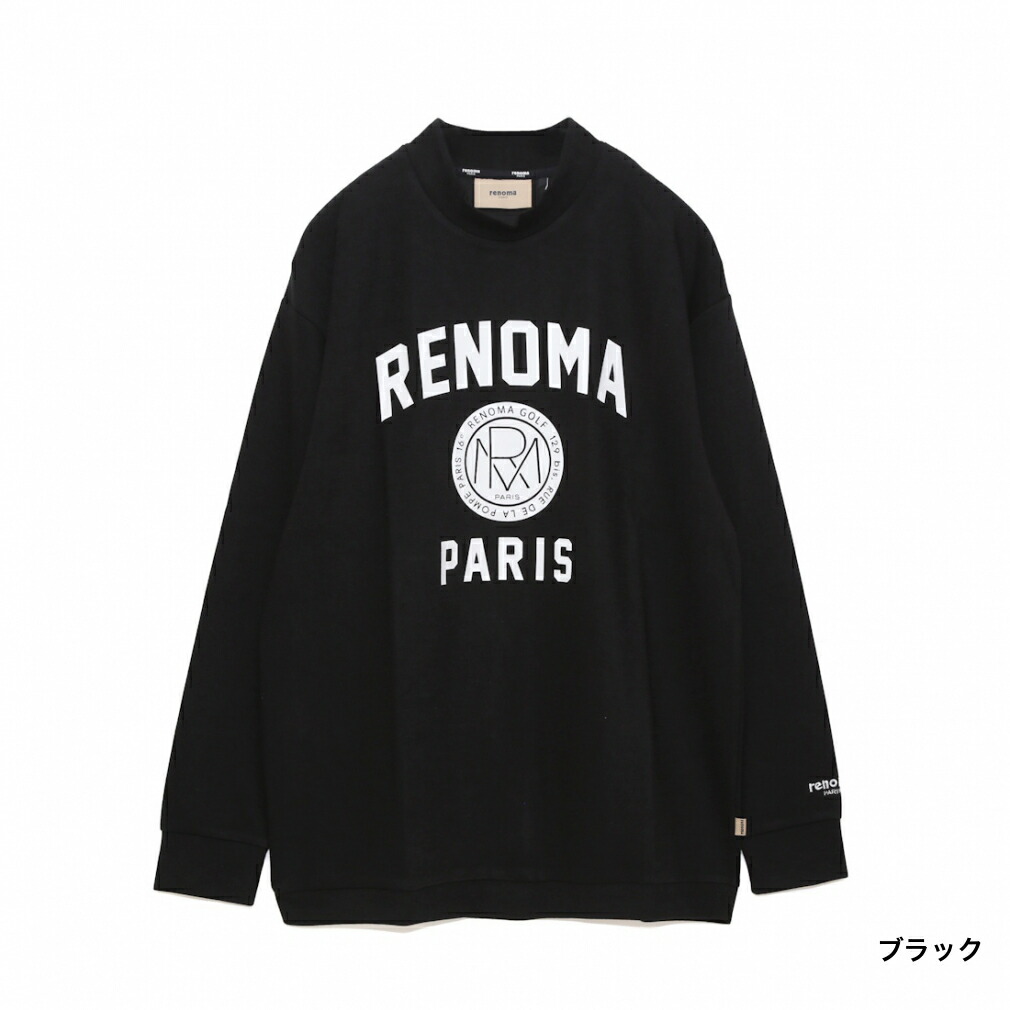 メンズウェア RENOMA GOLF BASIC LOGO MOCKNECK LS M 楽天市場】レノマ