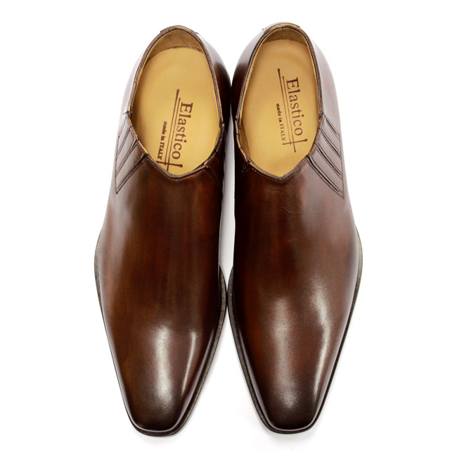 楽天市場】ビジネスシューズ 本革 メンズ 靴 Elastico エラスティコ