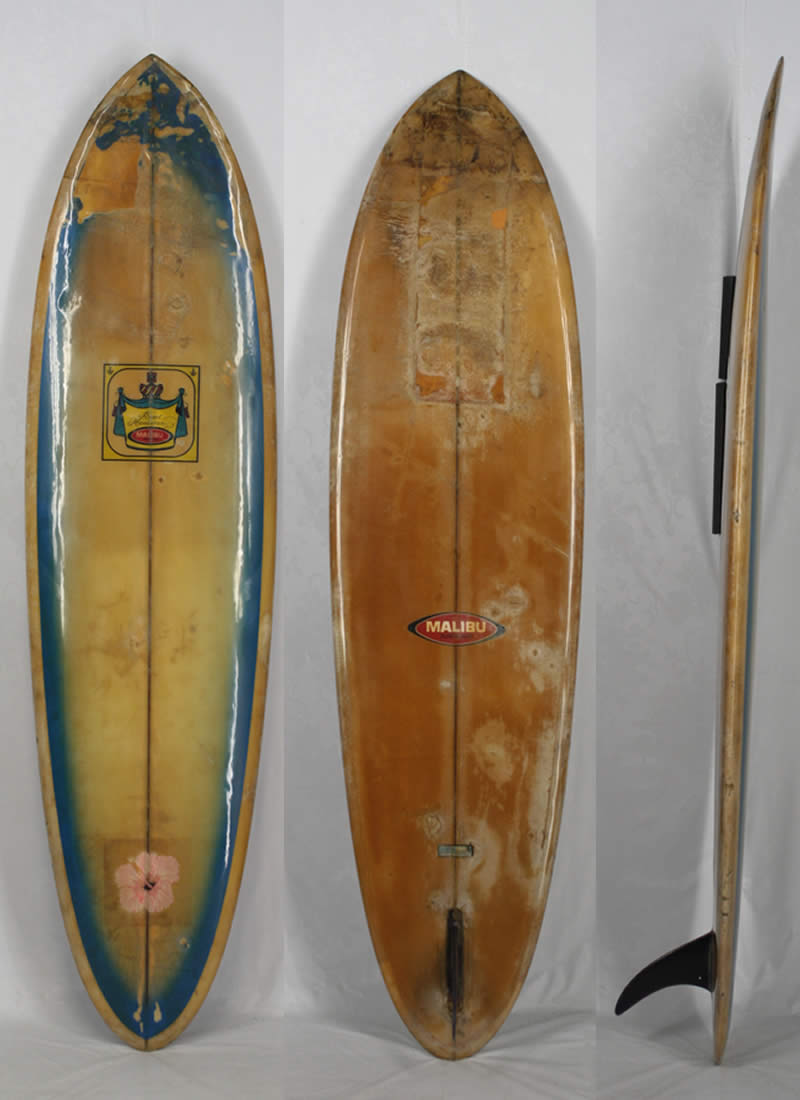 楽天市場】7'0” ビンテージ希少中古 MALIBU SURF BOARD 超レア!! 日本