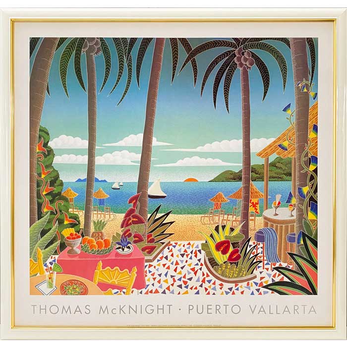 楽天市場】トーマス マックナイト「プエルト バラータ」 アート
