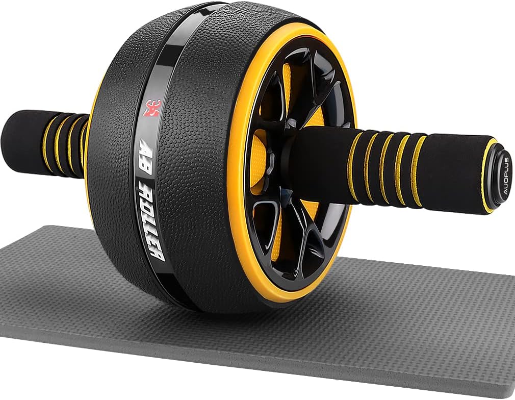 楽天市場】腹筋ローラー 膝マット付き アブホイール 腹筋 トレーニング