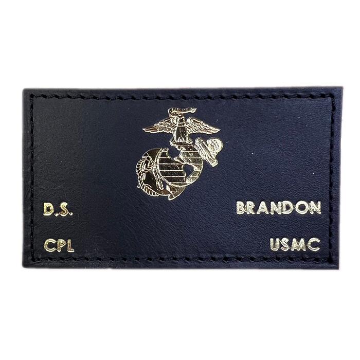 楽天市場】文字入れ 米軍グッズ レザー ネームタグ アメリカ海兵隊