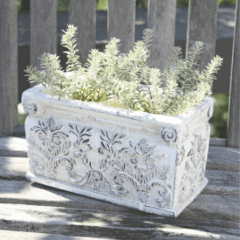 楽天市場】プランター アンティーク 長方形の通販