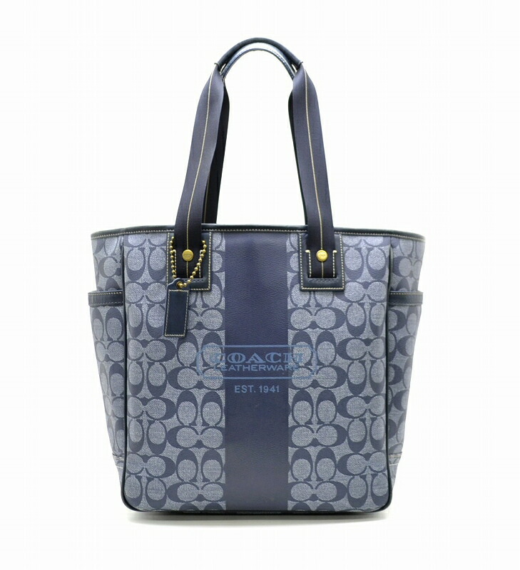 楽天市場】【中古】【バッグ】COACH コーチ ヘリテージ ストライプ