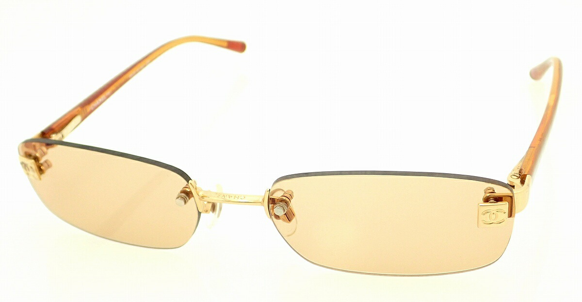 楽天市場】CHANEL シャネル サングラス ココマーク オレンジレンズ